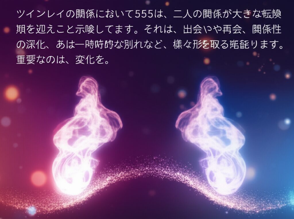 エンジェルナンバー555 twinray